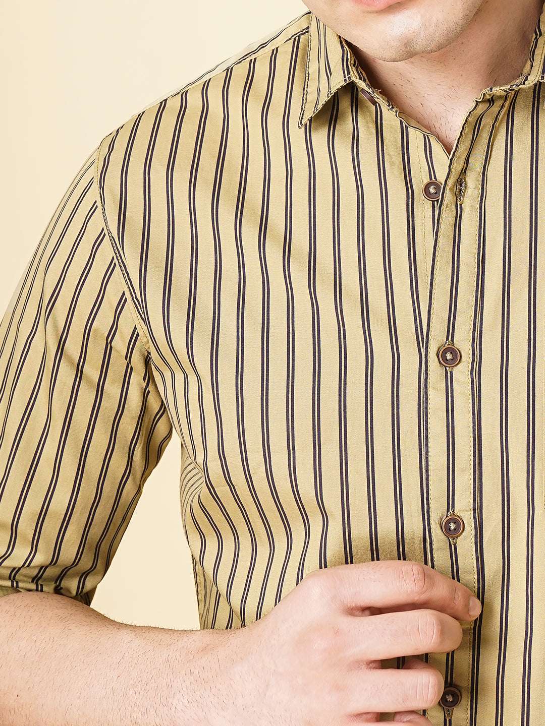 Men's Striped Slim Fit Shirt