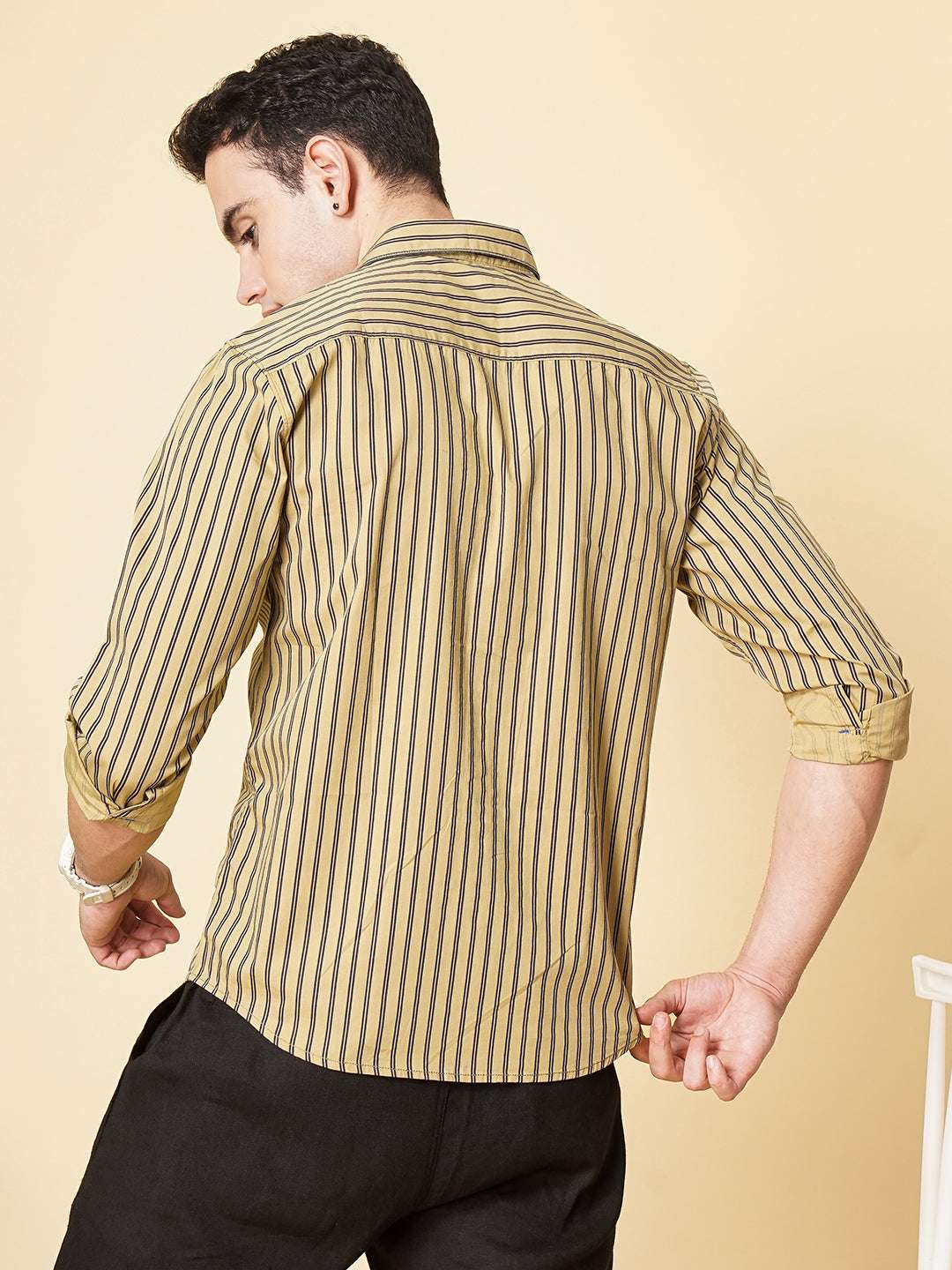 Men's Striped Slim Fit Shirt