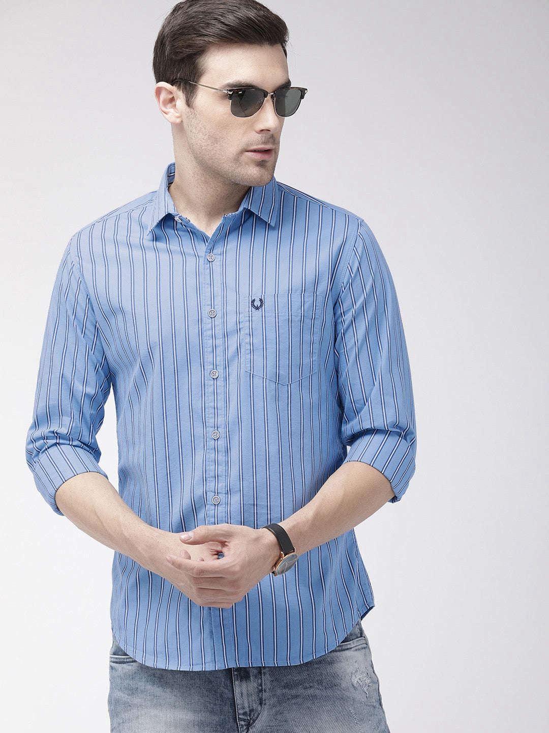 Men's Striped Casual Shirt