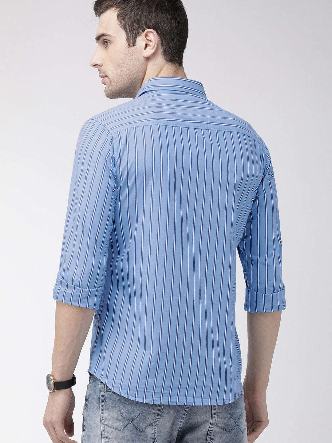 Men's Striped Casual Shirt