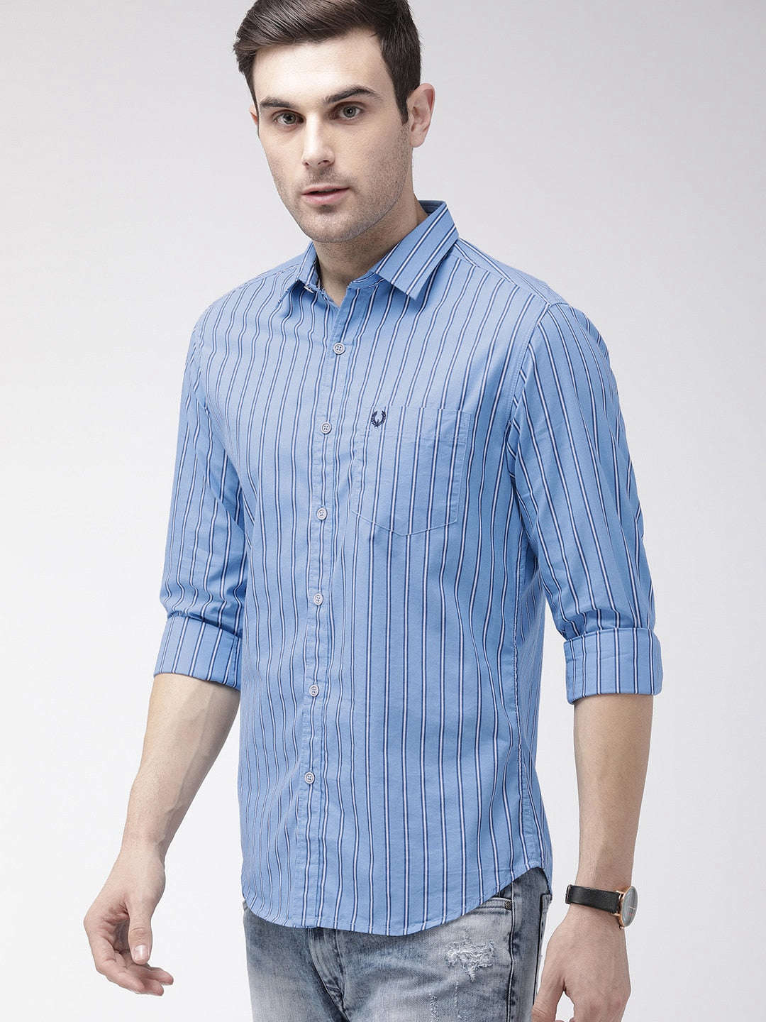 Men's Striped Casual Shirt