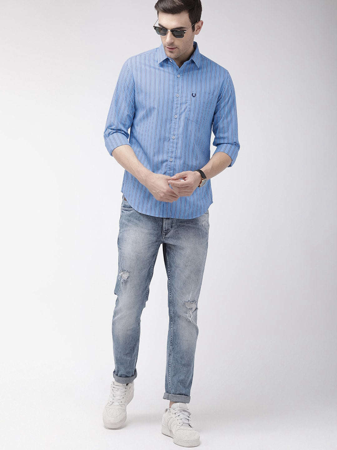 Men's Striped Casual Shirt