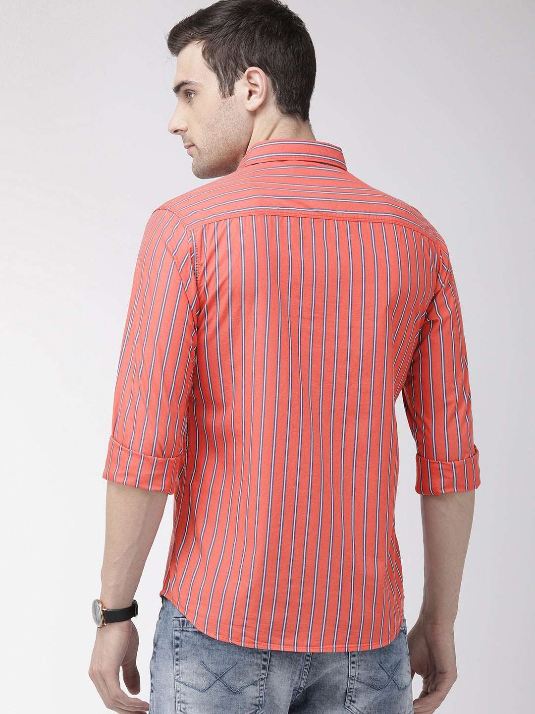 Men's Striped Casual Shirt