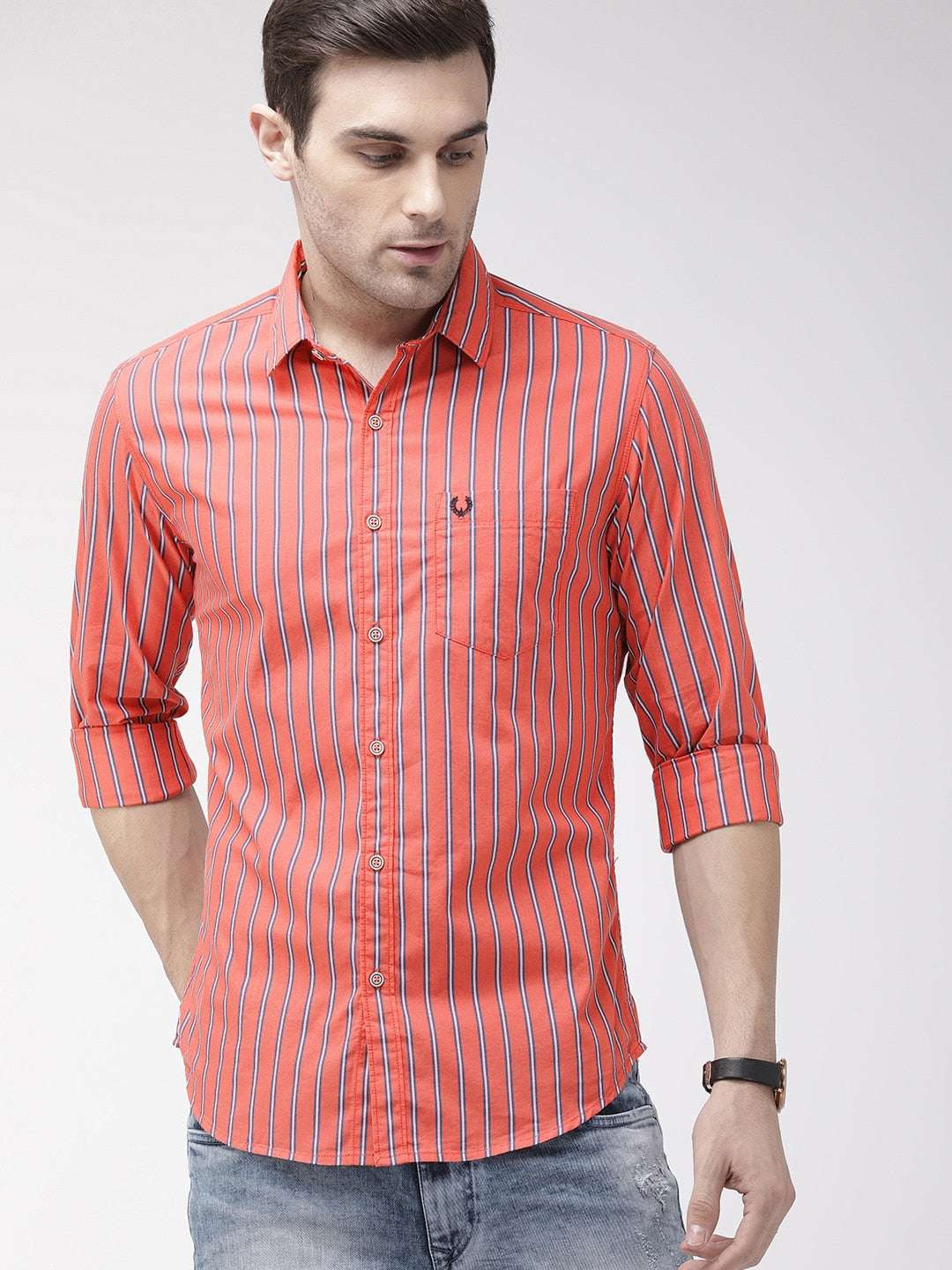 Men's Striped Casual Shirt