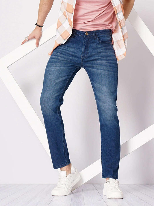 Men's Solid Slim Fit Jeans