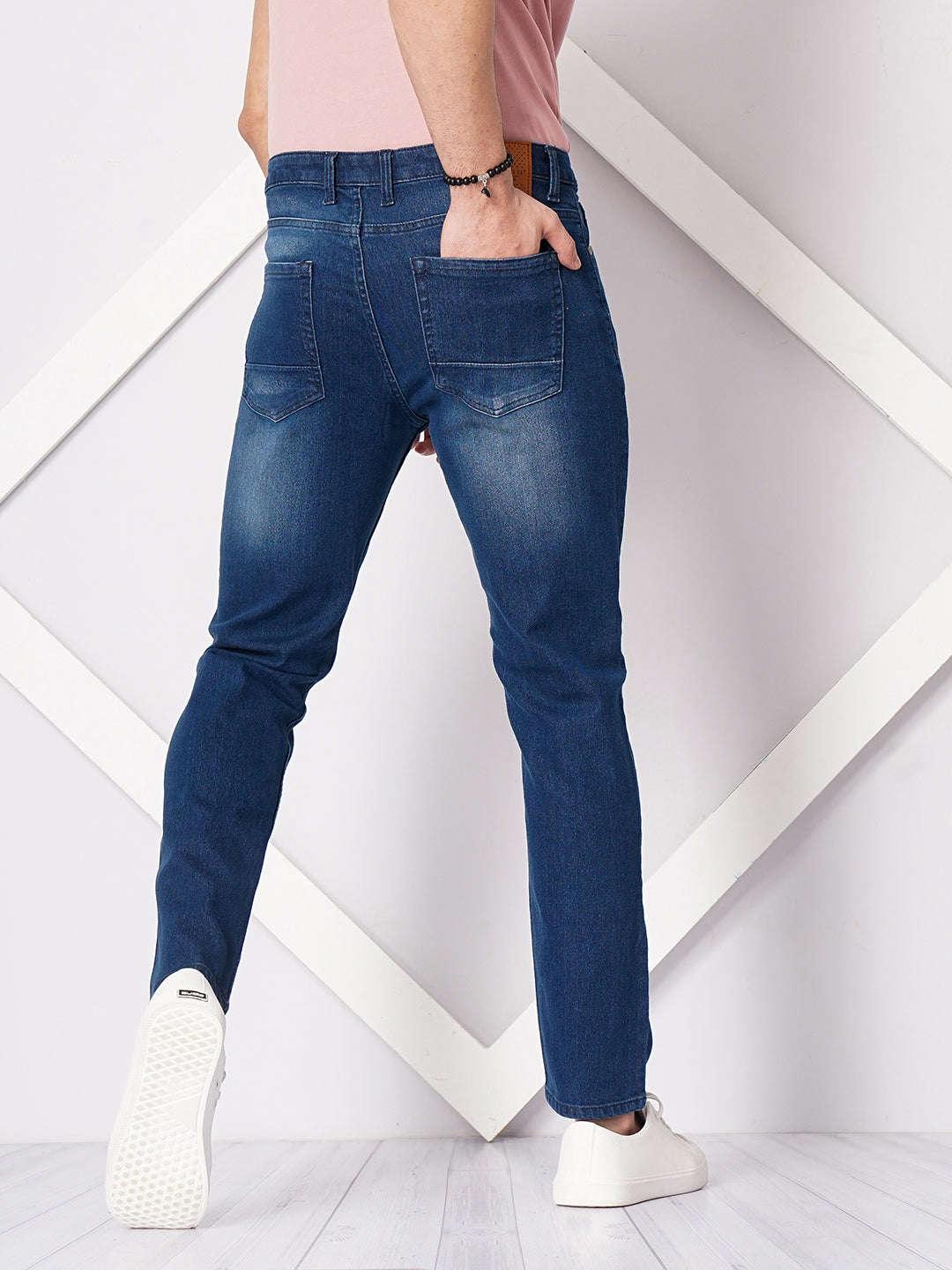 Men's Solid Slim Fit Jeans