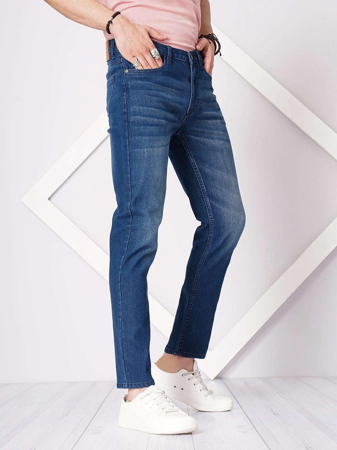 Men's Solid Slim Fit Jeans