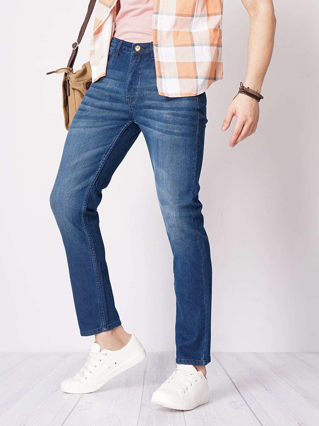 Men's Solid Slim Fit Jeans