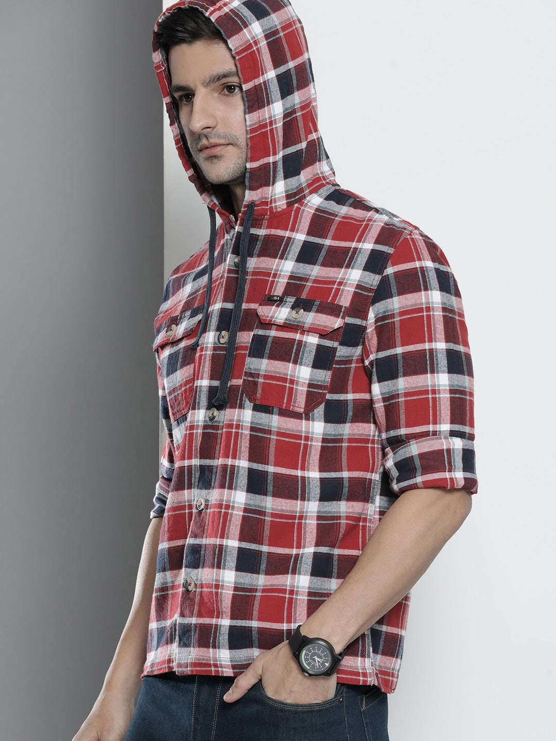 Men's Checked Regular Fit Shirt