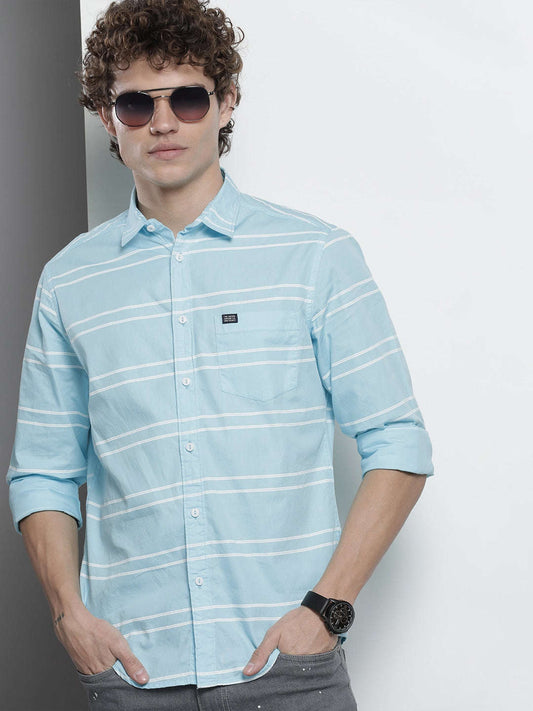 Men's Striped Casual Shirt