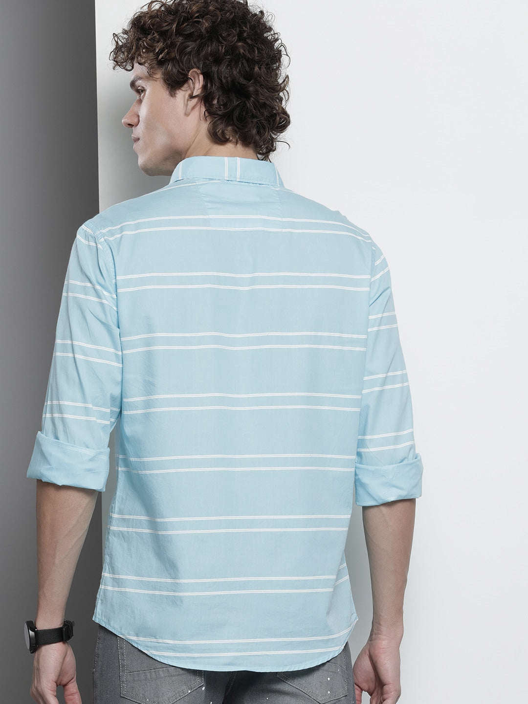 Men's Striped Casual Shirt