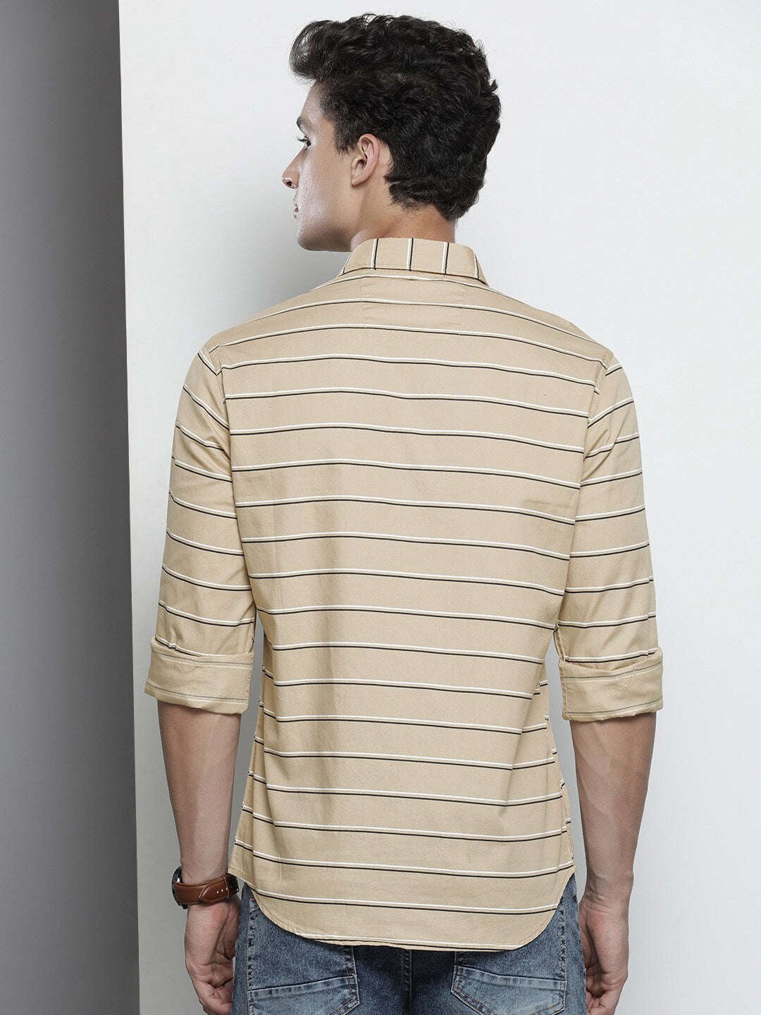 Men's Striped Casual Shirt