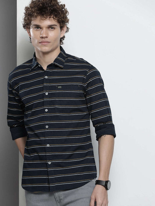 Men's Striped Casual Shirt