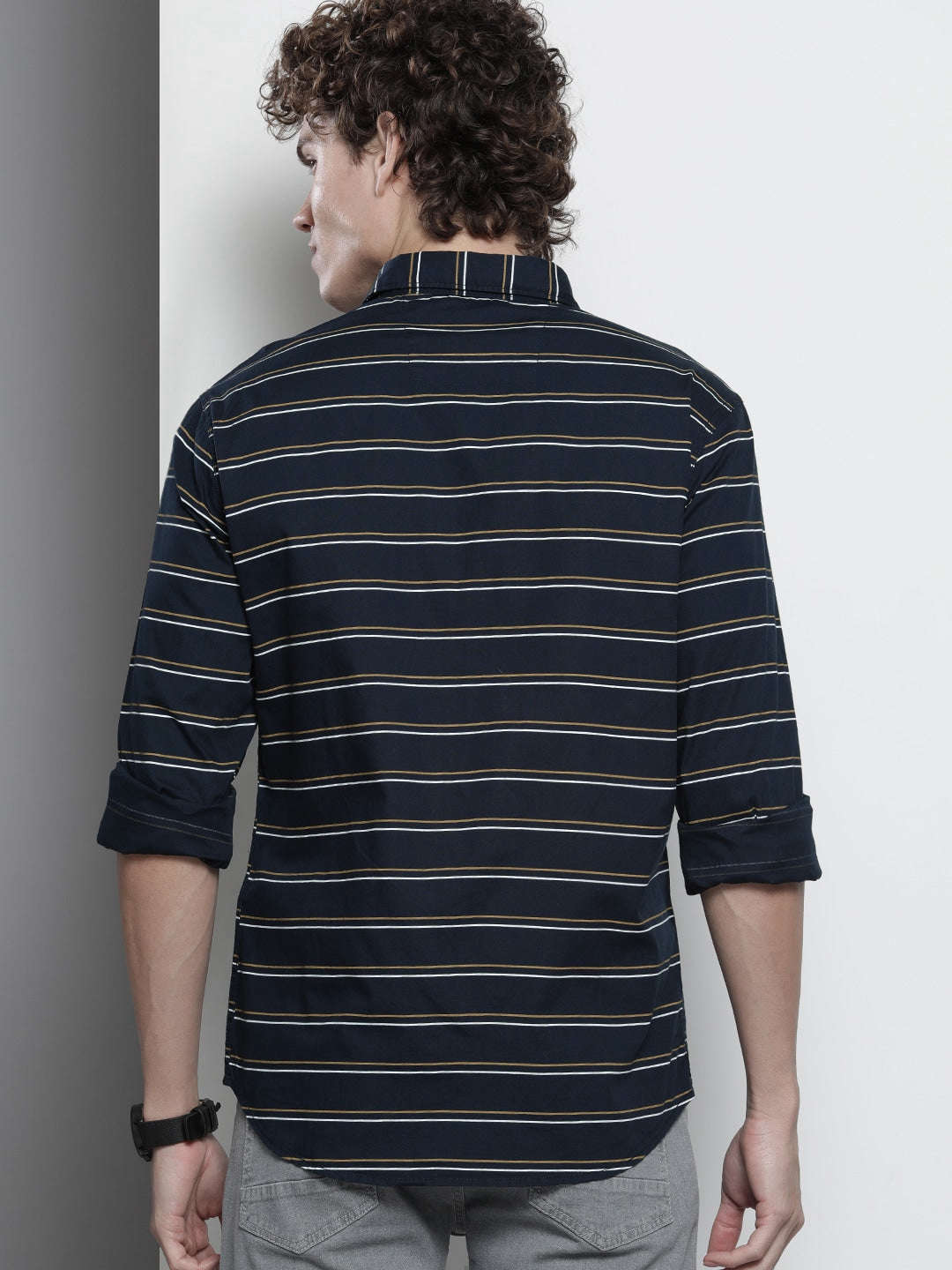 Men's Striped Casual Shirt