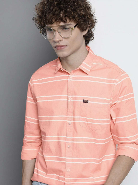 Men's Striped Casual Shirt