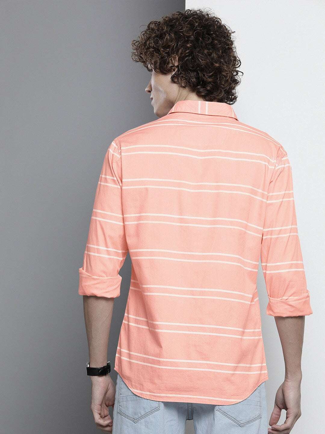 Men's Striped Casual Shirt