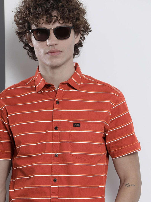 Men's Casual Striped Shirt