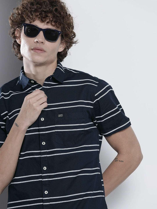 Men's Casual Striped Shirt