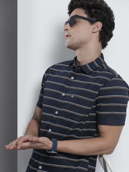 Men's Striped Casual Shirt