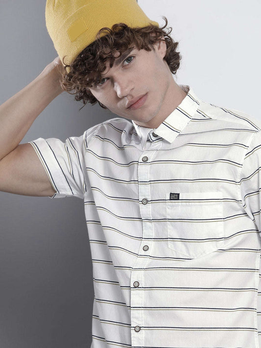 Men's Striped Casual Shirt