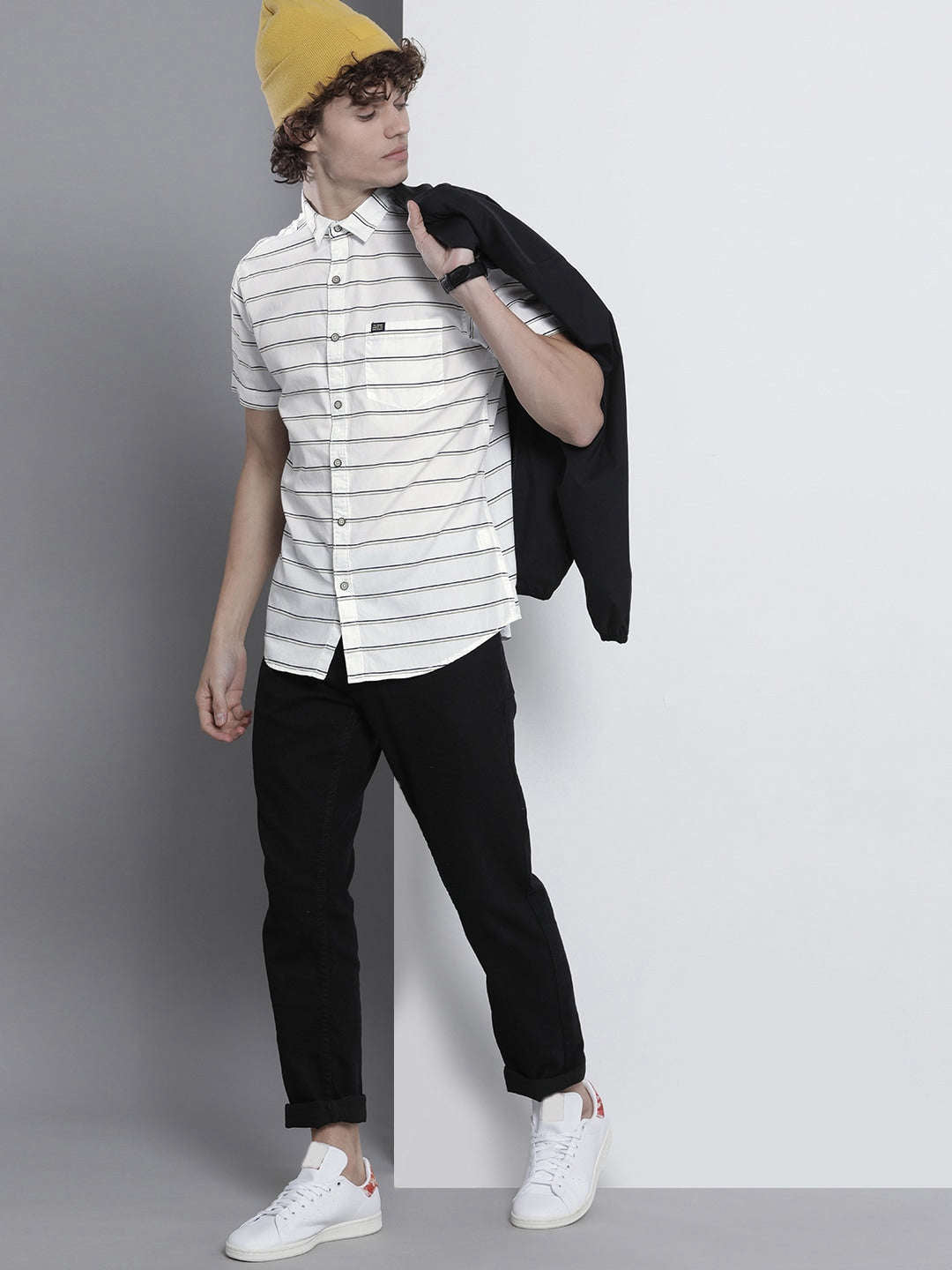 Men's Striped Casual Shirt