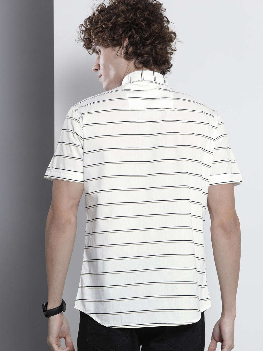 Men's Striped Casual Shirt