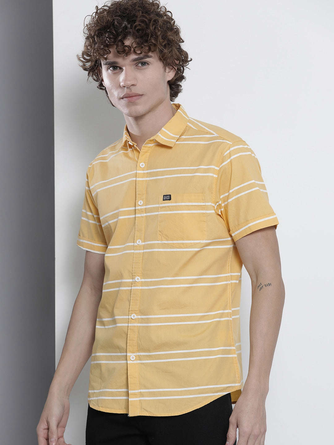 Men's Striped Casual Shirt