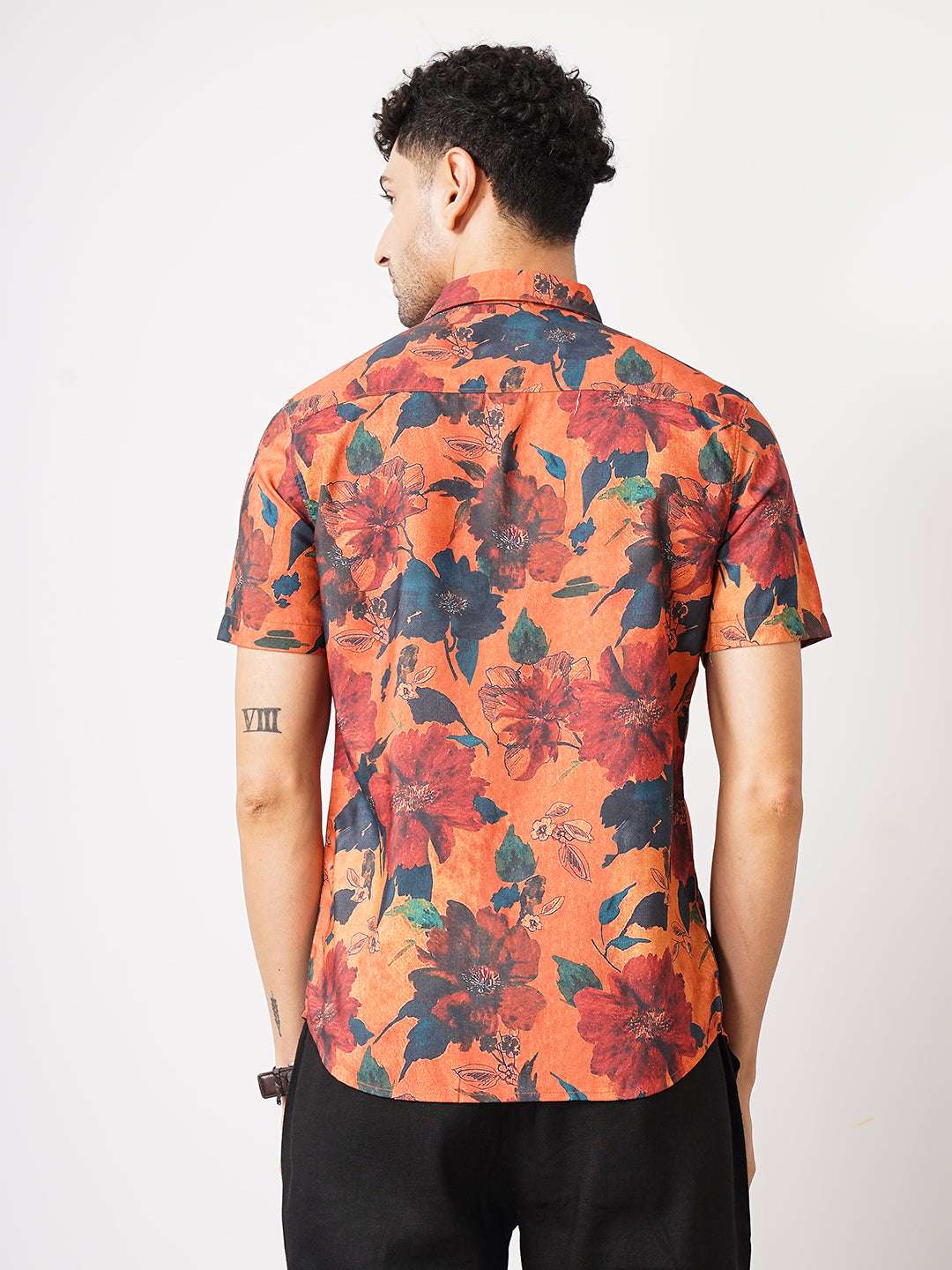 Men's Floral Slim Fit Shirt