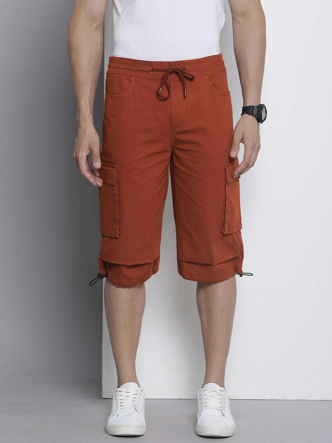 Men's Cargo Parachute Bermuda Shorts