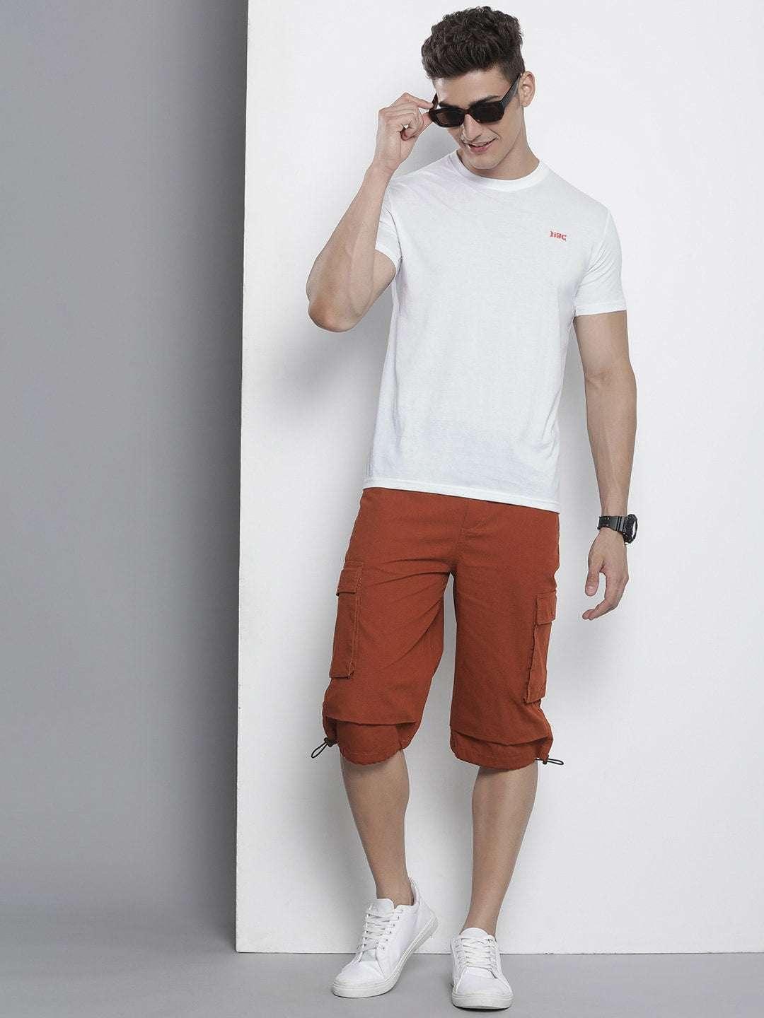 Men's Cargo Parachute Bermuda Shorts