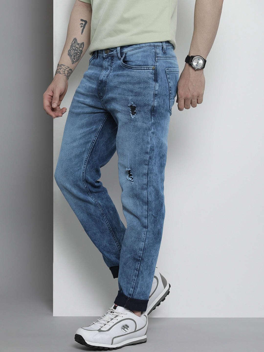 Men's Distressed Jeans