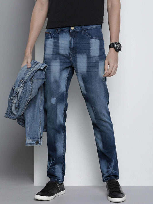 Men's Distressed Slim Jeans