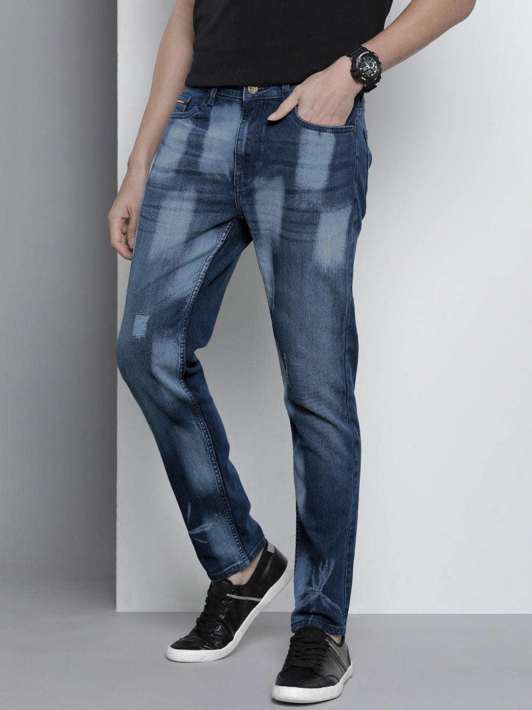 Men's Distressed Slim Jeans