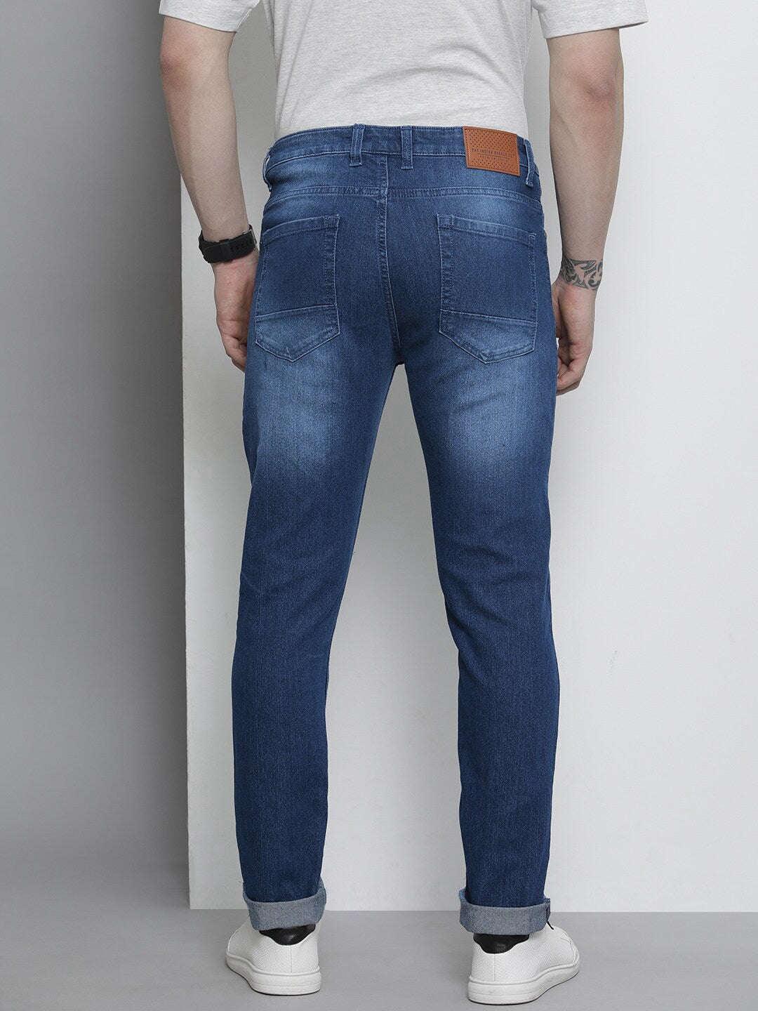 Men's Distressed Slim Jeans