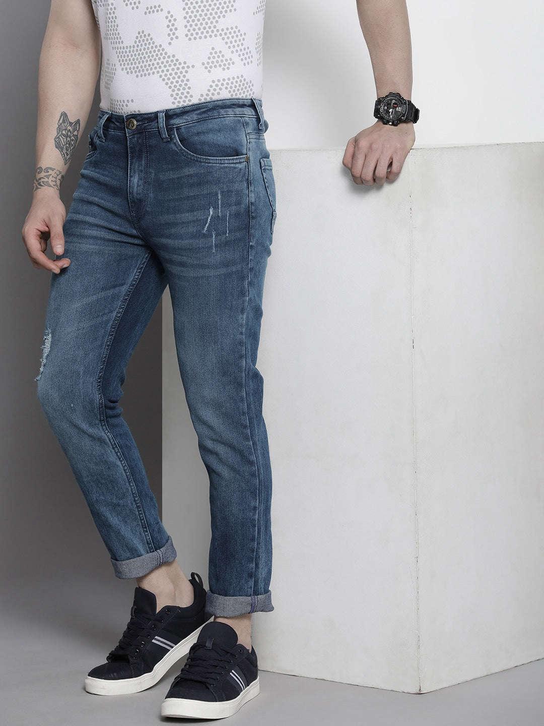 Men's Distress Slim Fit Jeans