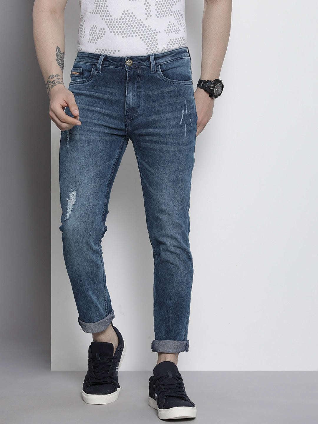 Men's Distress Slim Fit Jeans