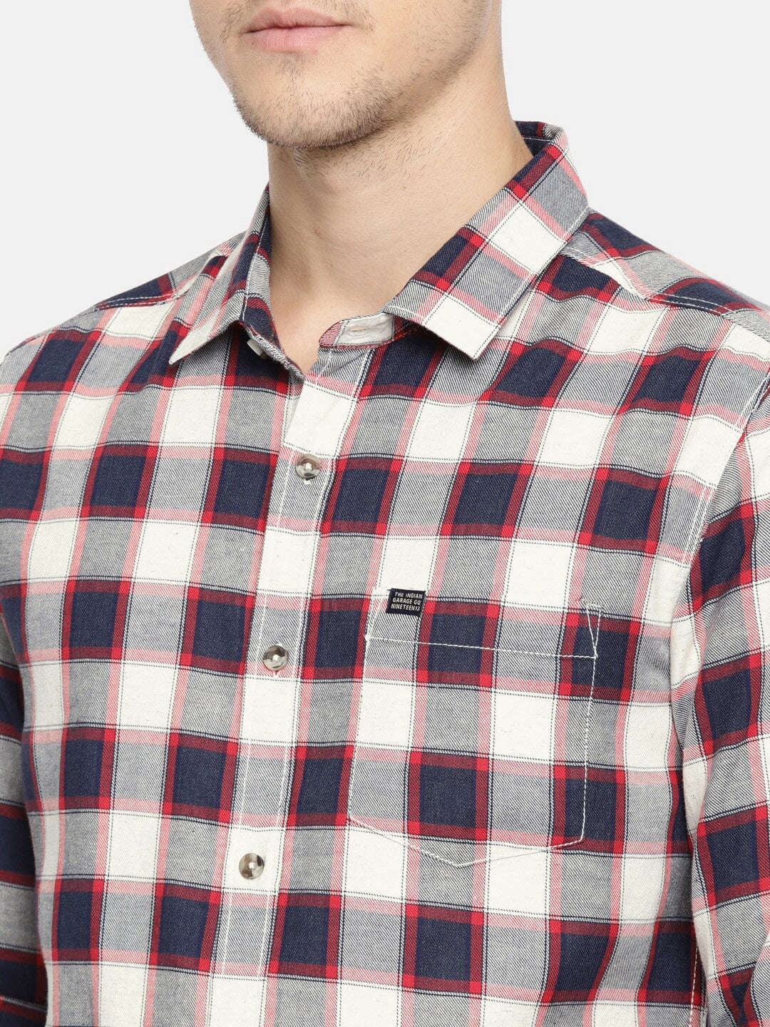 Men's Checked Casual Shirt