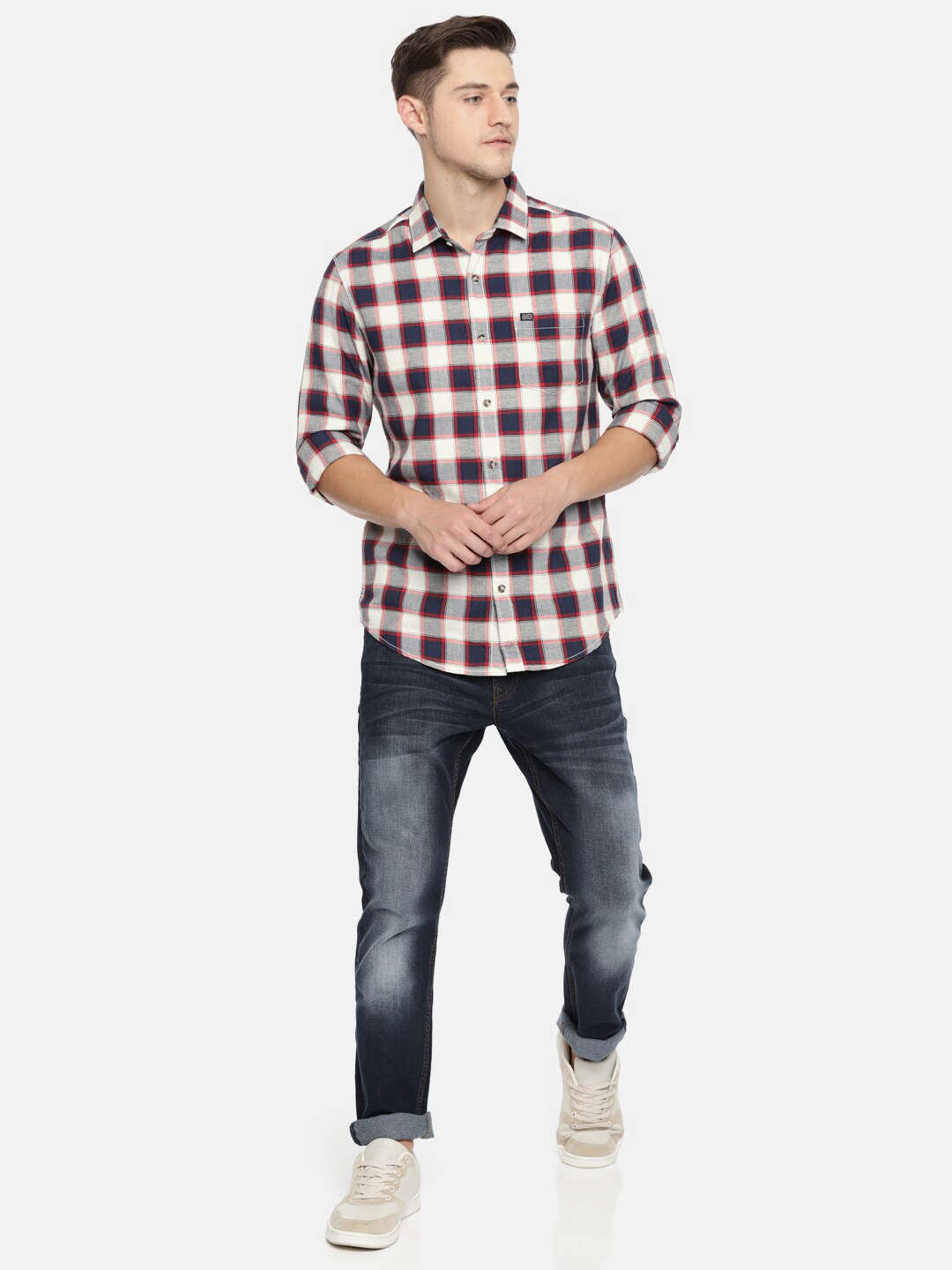 Men's Checked Casual Shirt