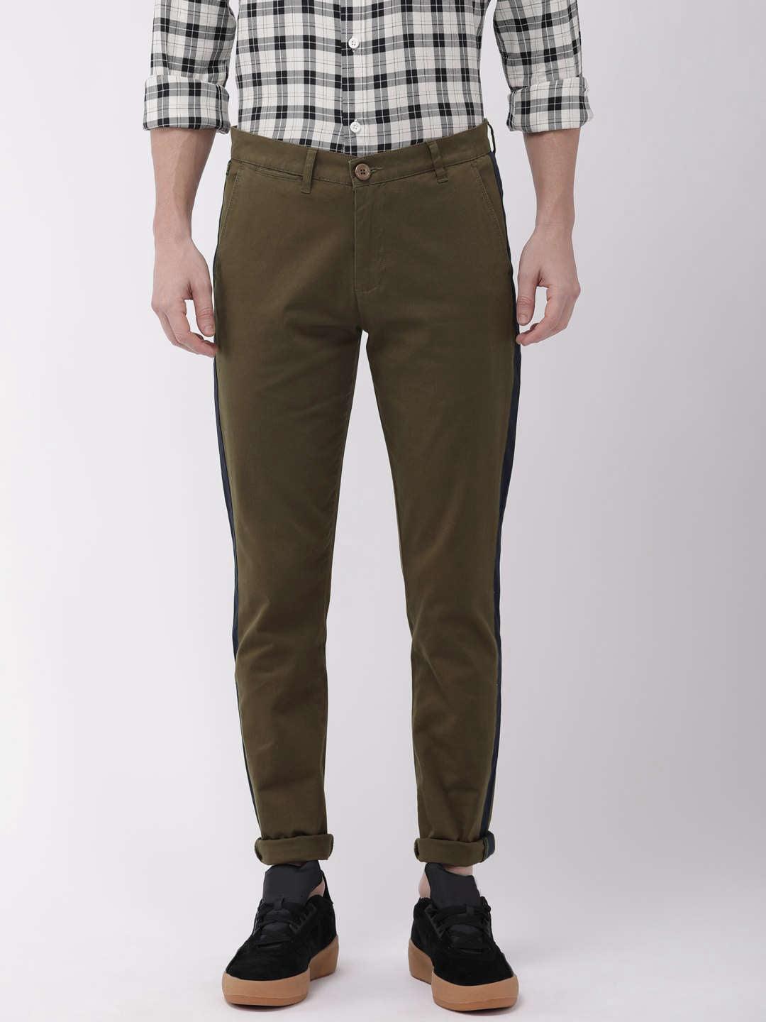 Men's Solid Casual Chino