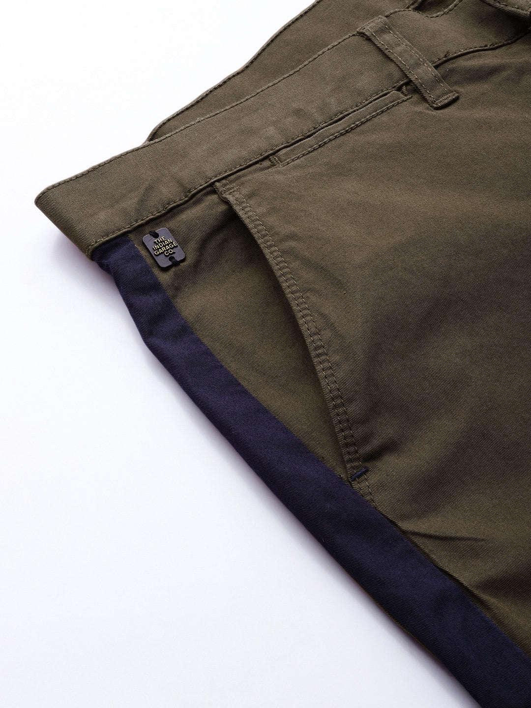 Men's Solid Casual Chino