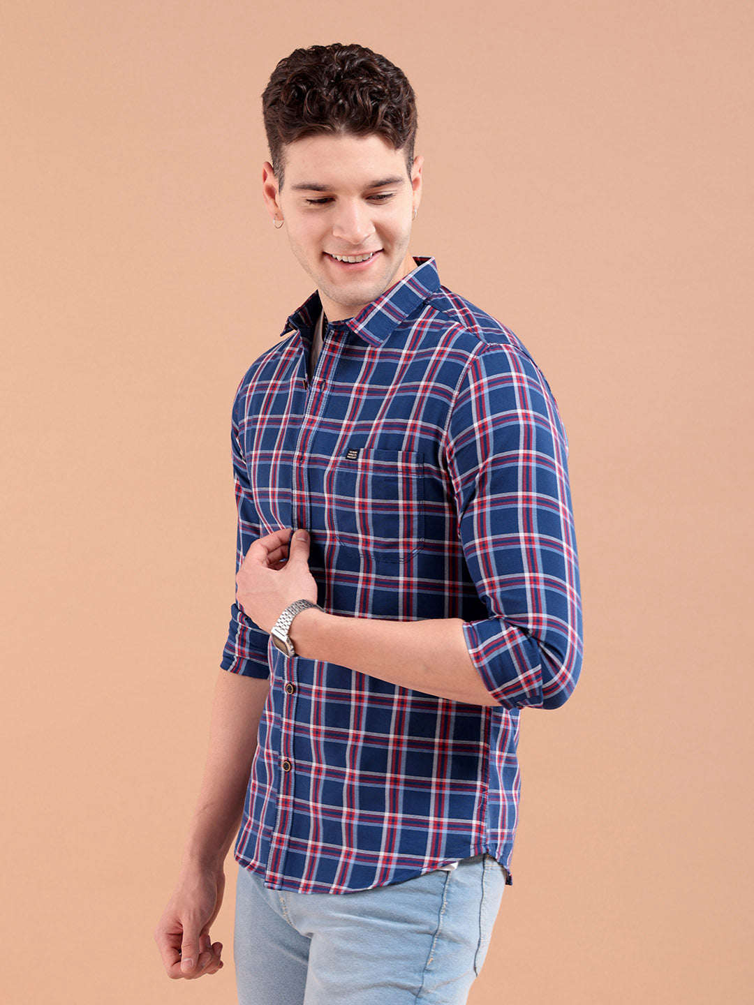 Men's Checked Casual Shirt