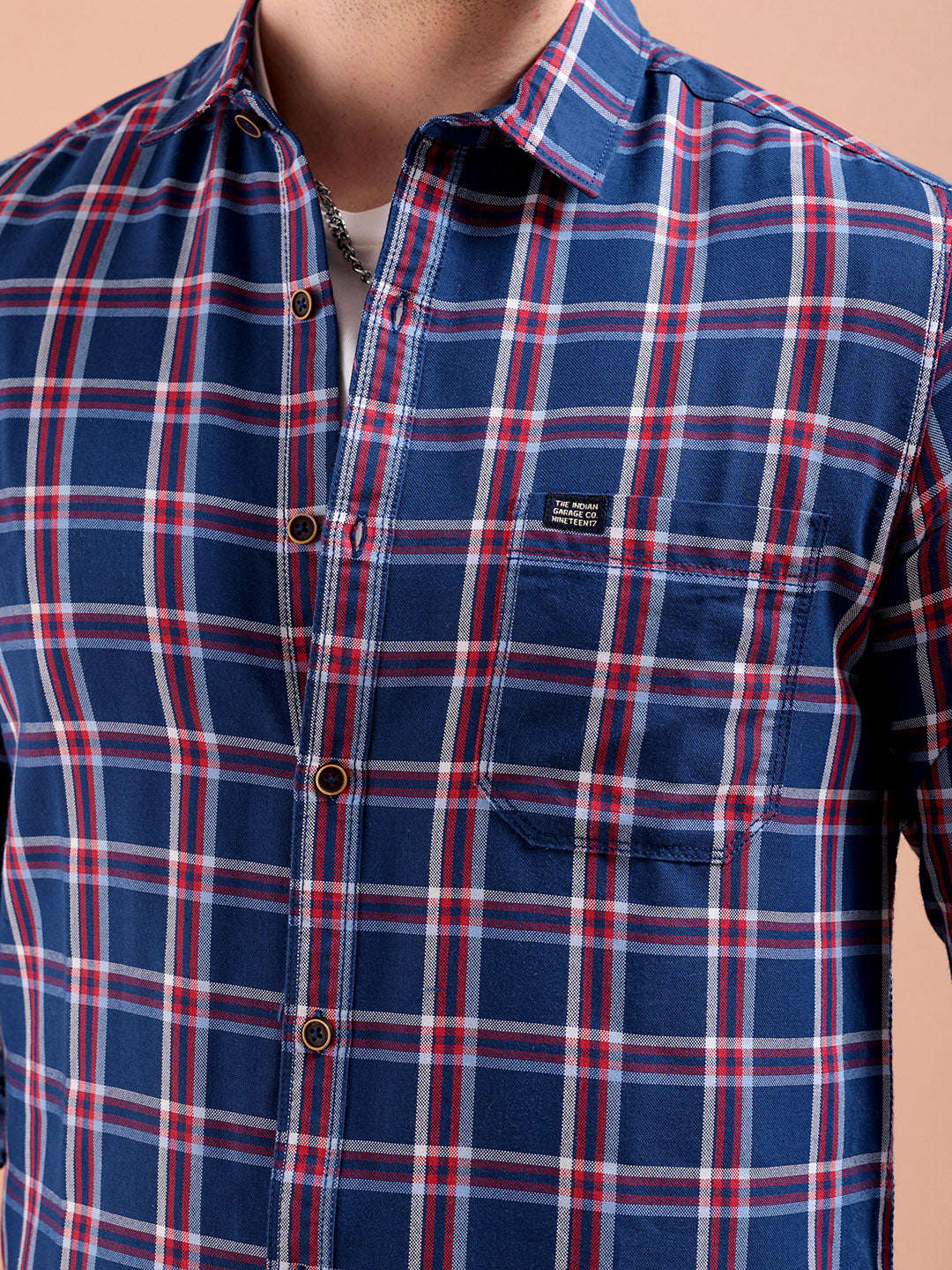 Men's Checked Casual Shirt