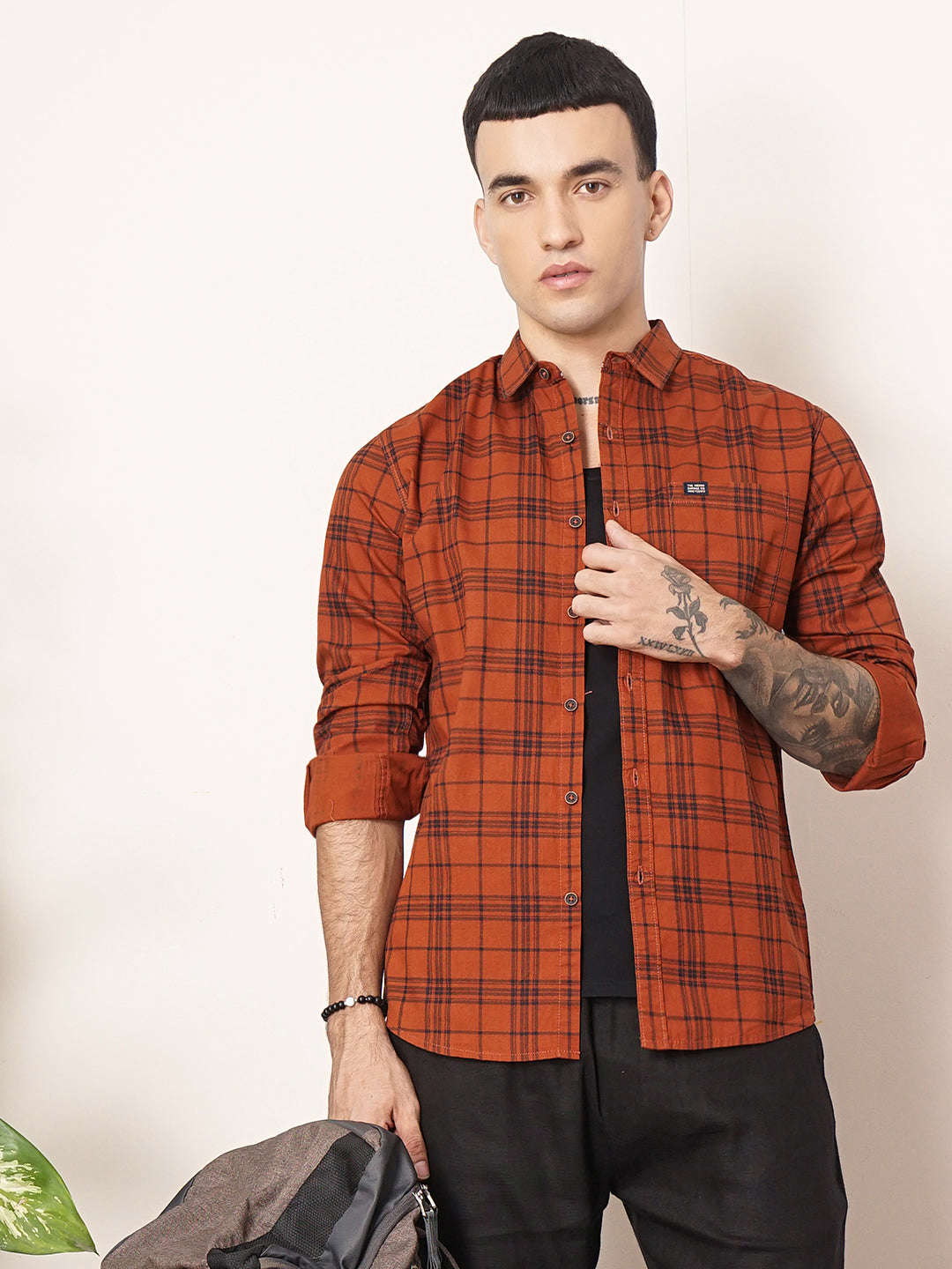 Men's Checked Casual Shirt