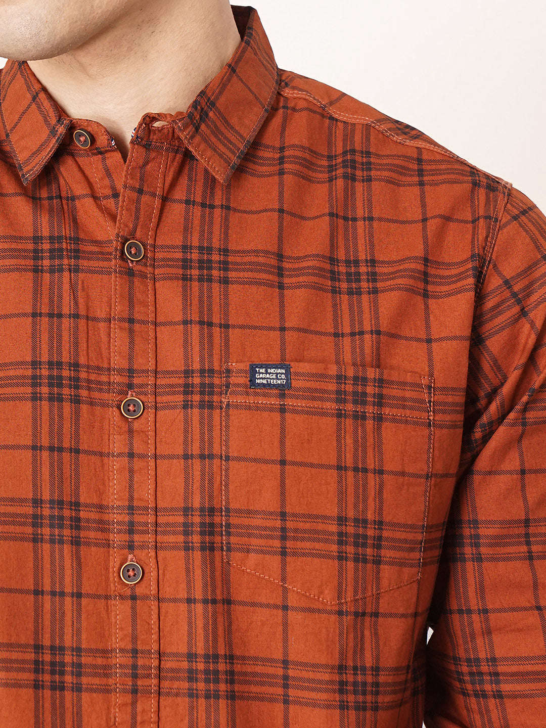 Men's Checked Casual Shirt