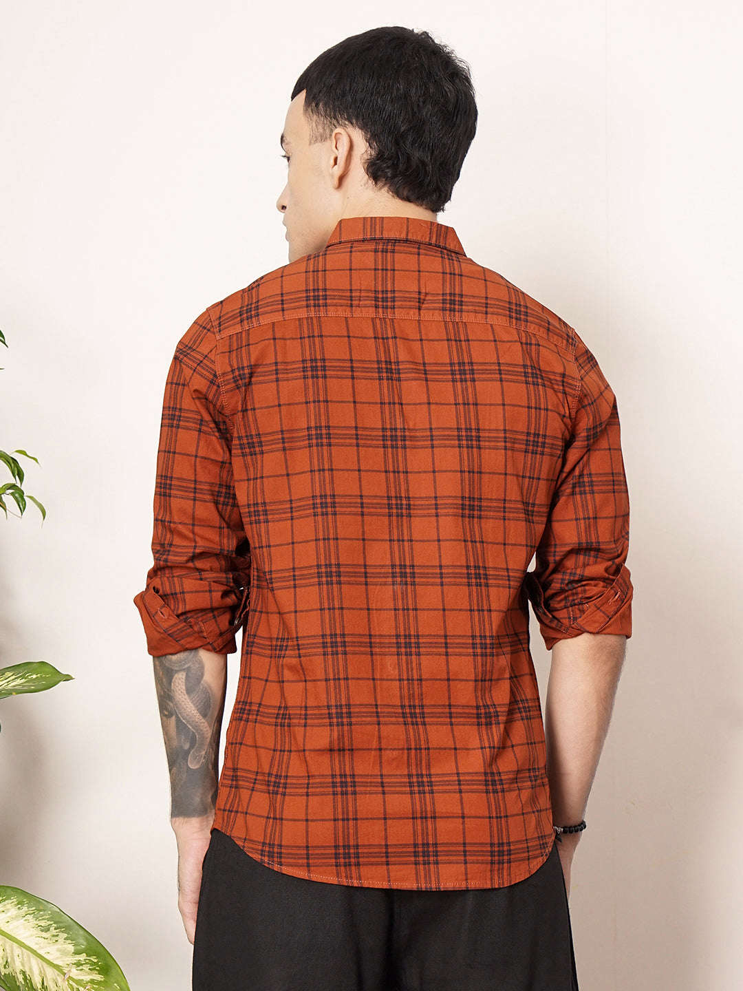 Men's Checked Casual Shirt