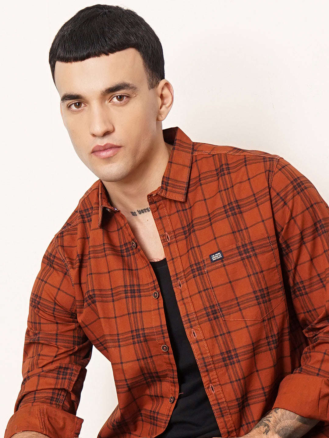 Men's Checked Casual Shirt