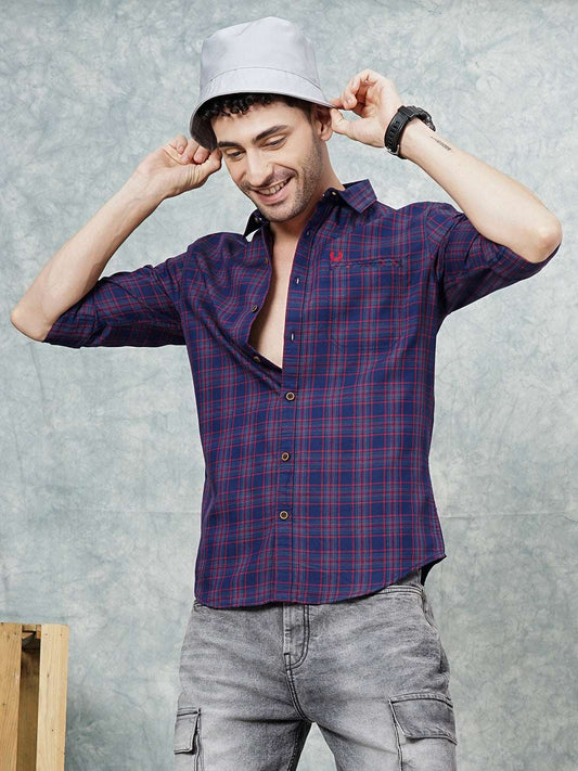 Men's Checked Casual Shirt