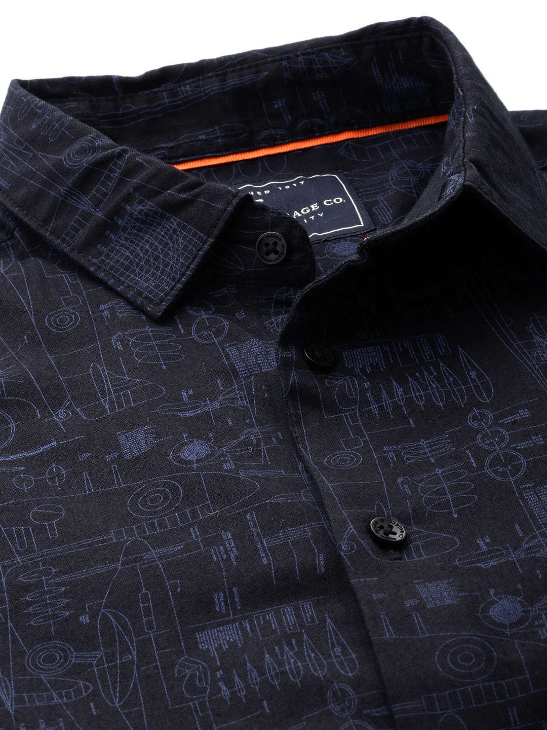 Men's Printed Casual Shirt