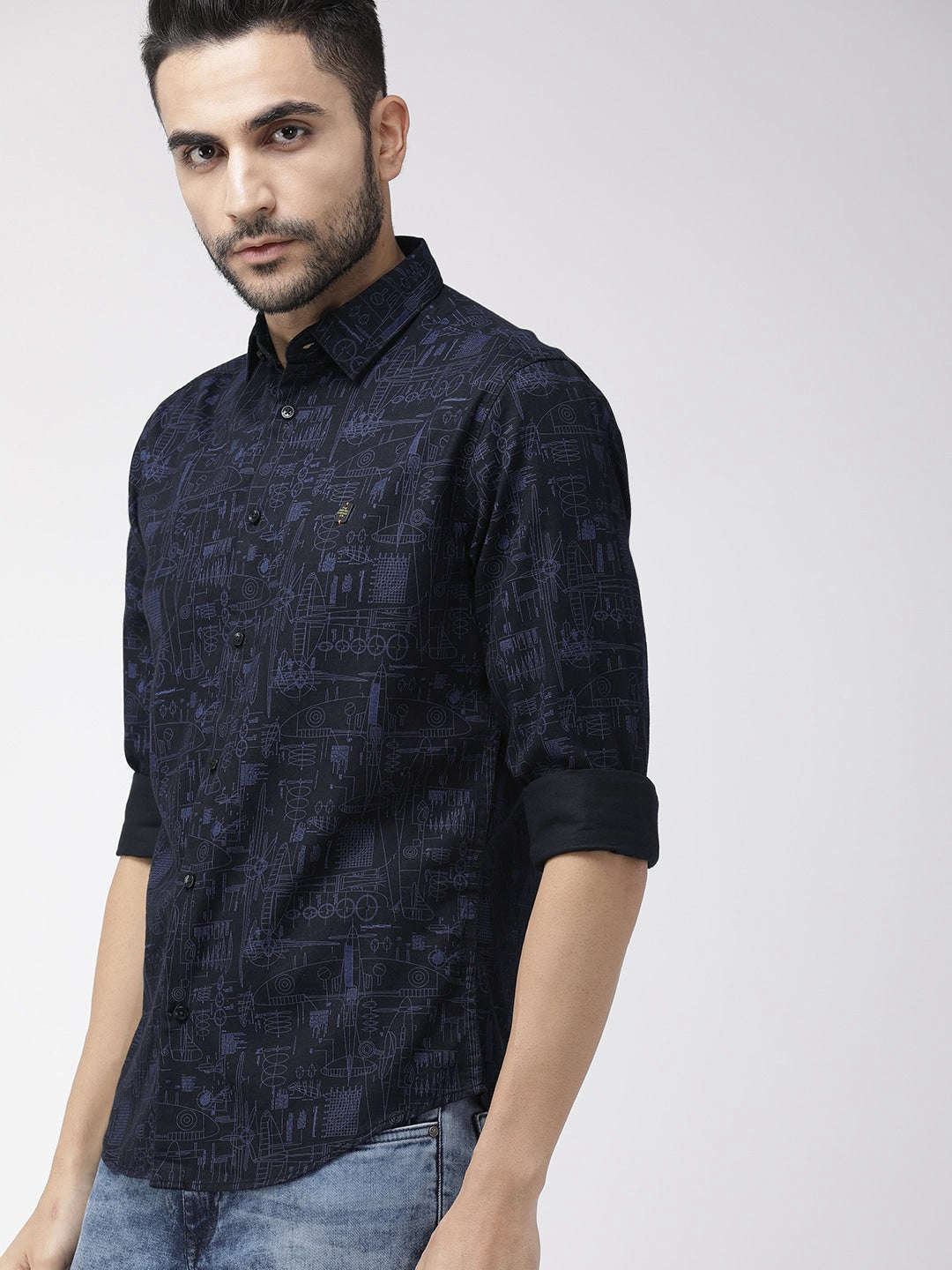 Men's Printed Casual Shirt