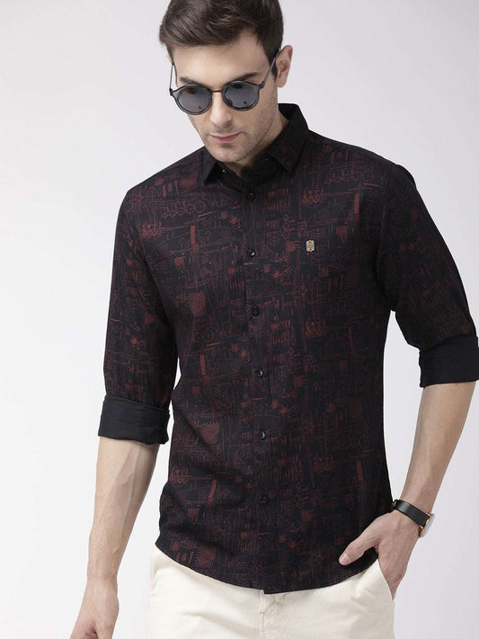 Men's Printed Casual Shirt